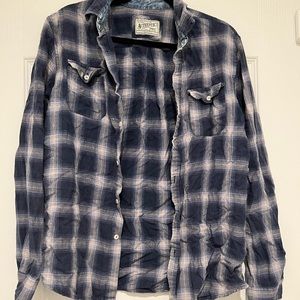 MFG Co. Blue Flannel Large